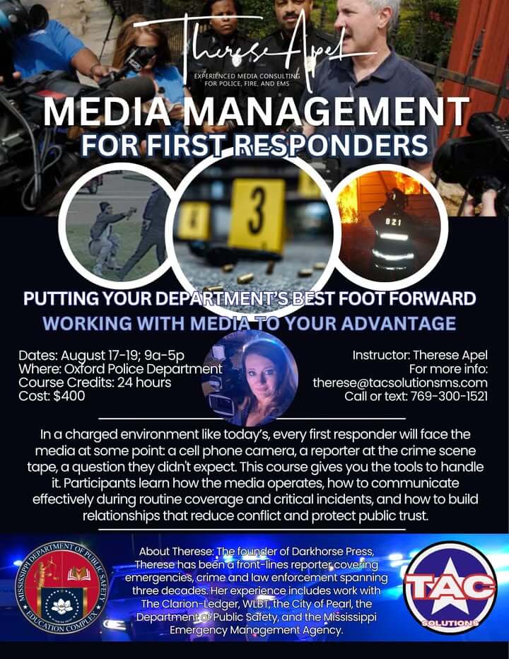 Oxford Police Department hosts media management course for first responders