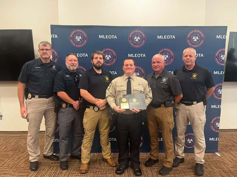 Deputy Jordan McQueary completes Mississippi law enforcement academy