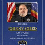 Oxford police celebrate Officer Johnny Sneed's retirement Oxford police celebrate Officer Johnny Sneed's retirement