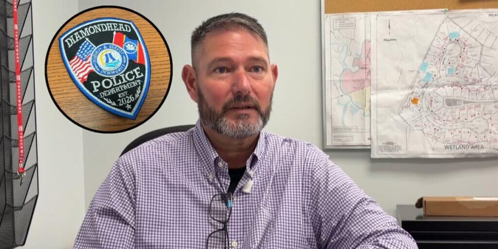Diamondhead establishes police department, swears in first chief