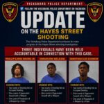 Three charged in Hayes Street shooting Three charged in Hayes Street shooting