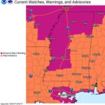 Mississippi under extreme heat warning; heat index may reach 110–115 Mississippi under extreme heat warning; heat index may reach 110–115