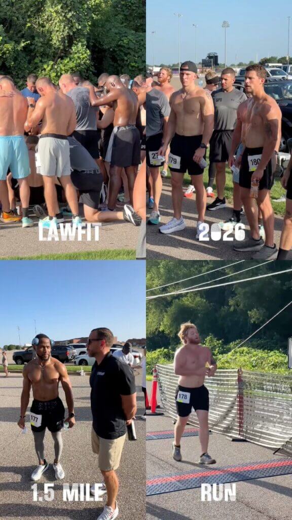 OPD team competes at National LawFit, posts strong 1.5-mile showing
