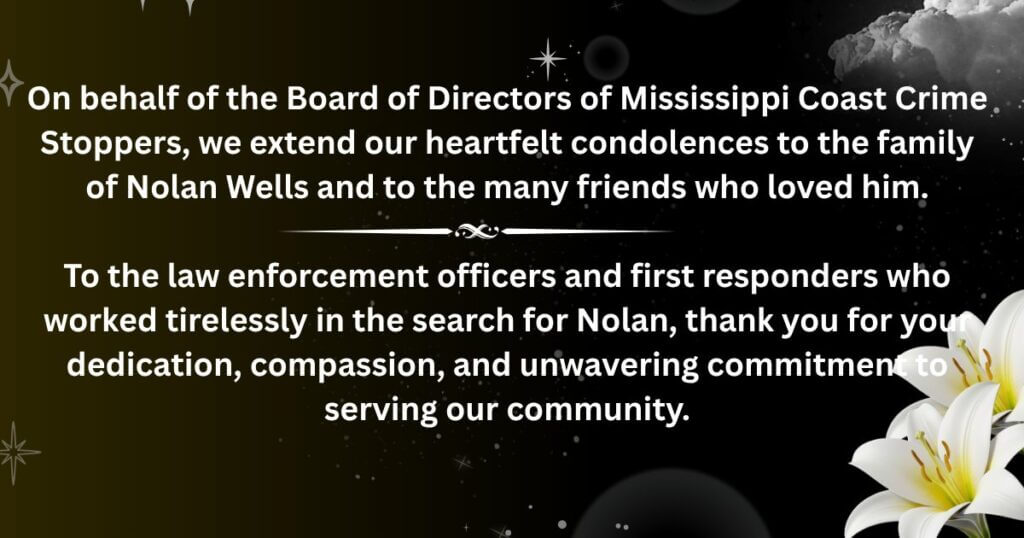 Mississippi Coast Crime Stoppers posts on Facebook