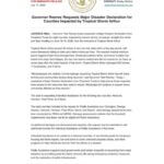 Official requests Major Disaster Declaration from President Trump Official requests Major Disaster Declaration from President Trump
