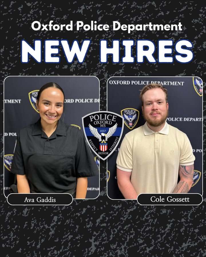 Oxford Police Department welcomes two new members