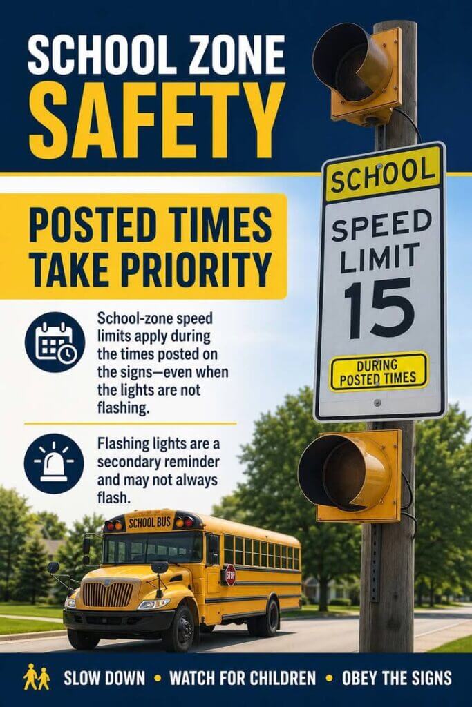 Motorists reminded to obey school zone speed limits