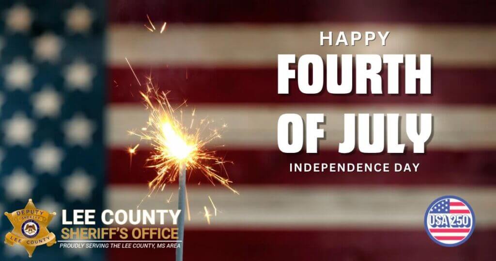 Sheriff Jim H. Johnson wishes residents safe Fourth of July