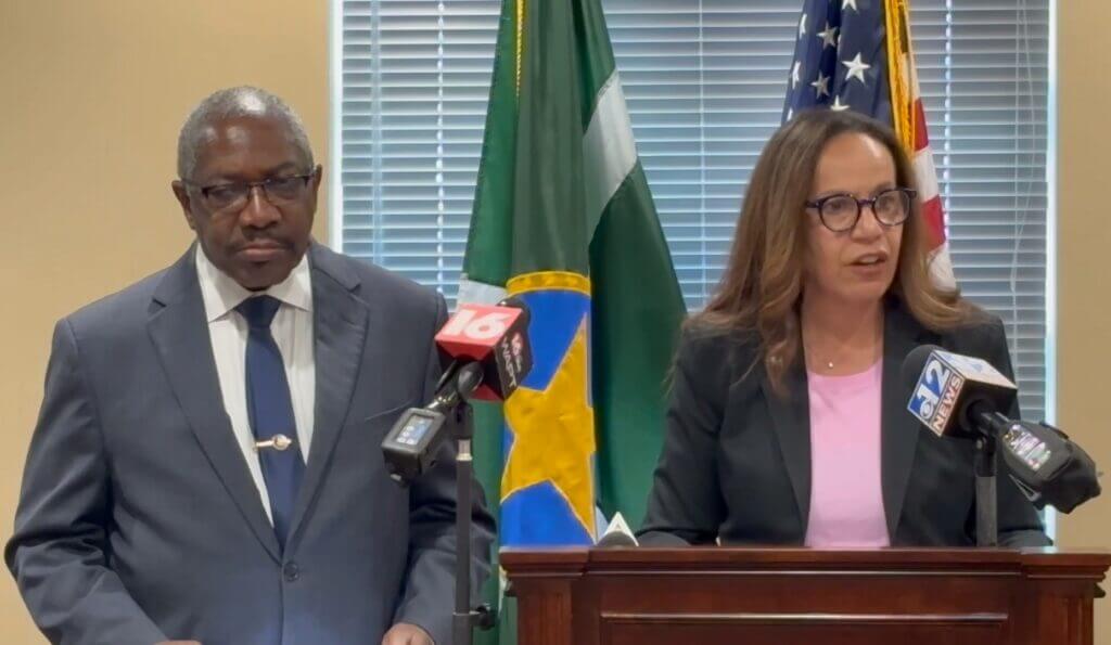 Police Chief Brackney, Mayor Horhn hold news conference on triple homicide