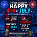 Vicksburg police urge safe Fourth of July, warn against firing weapons Vicksburg police urge safe Fourth of July, warn against firing weapons