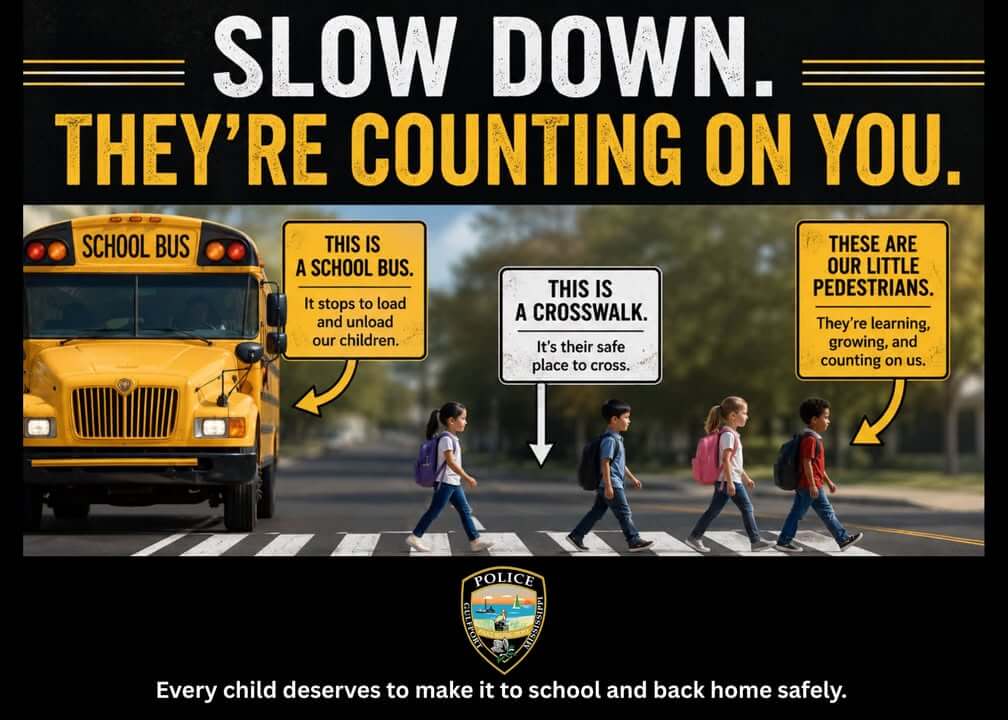 Facebook post urges drivers to protect students as schools reopen