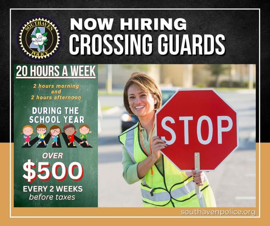 Southaven seeks crossing guards