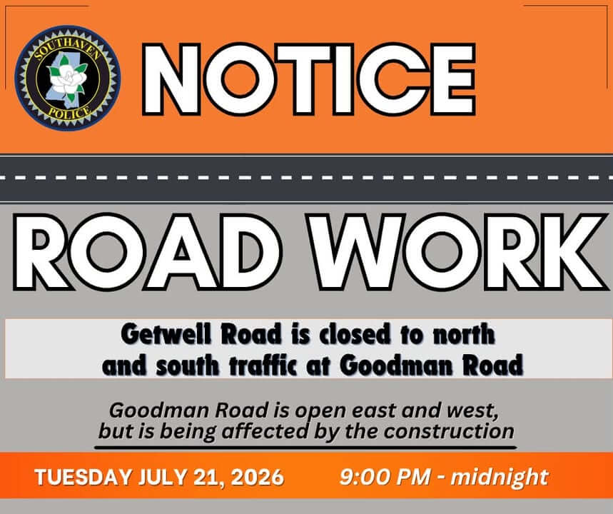 Construction affects traffic at Goodman/Getwell