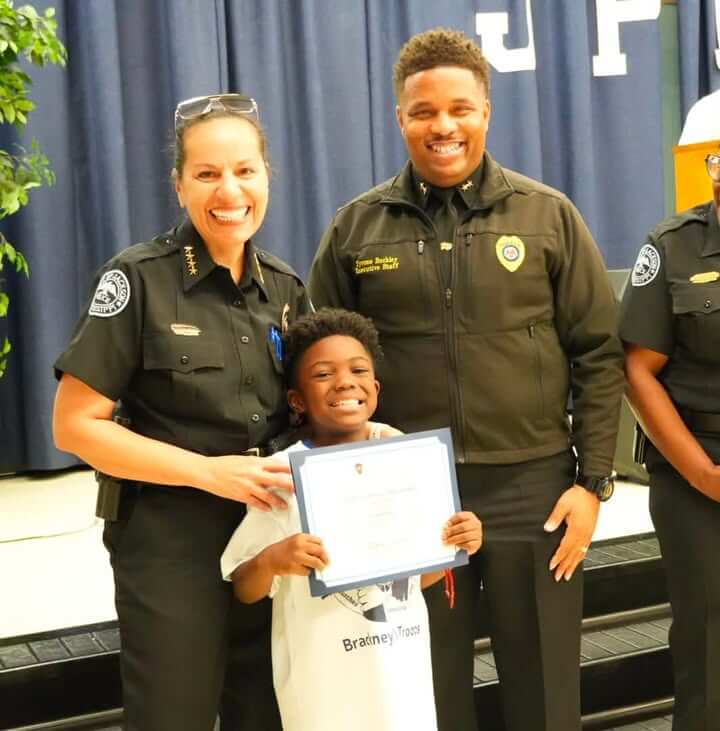 Jackson Police Department congratulates youth summer camp students