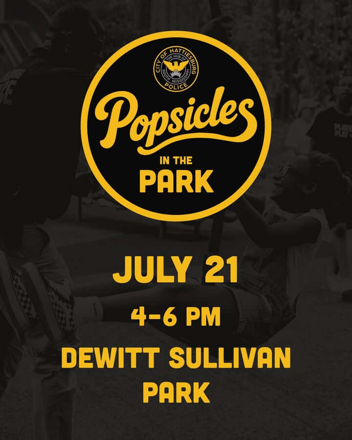 Hattiesburg Police host Popsicles in Park at Dewitt Sullivan Park