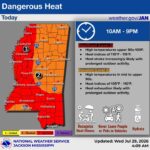 Mississippi faces elevated heat risk; agency urges precautions Mississippi faces elevated heat risk; agency urges precautions