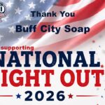 Buff City Soap donates to support National Night Out 2026 Buff City Soap donates to support National Night Out 2026