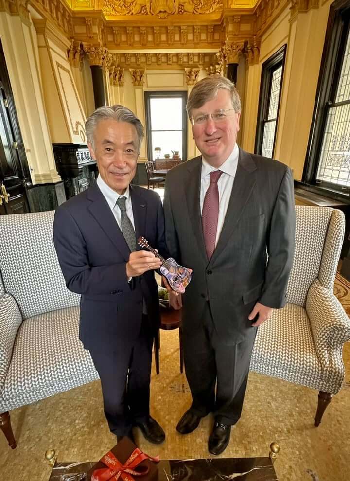 Reeves welcomes Japanese ambassador to Mississippi