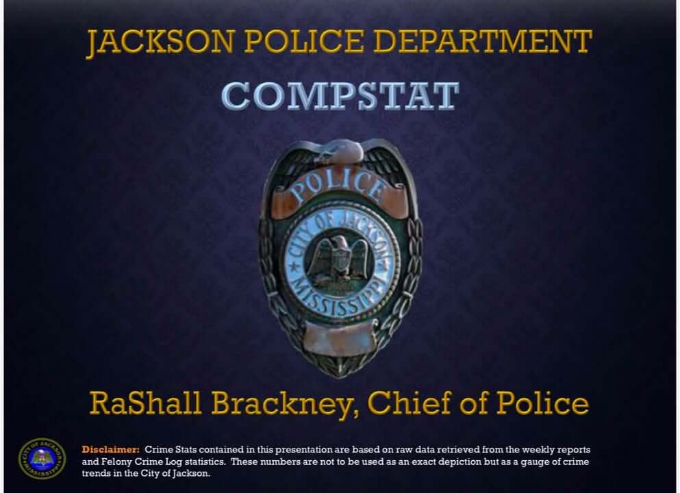 Jackson Police Department posts weekly crime statistics