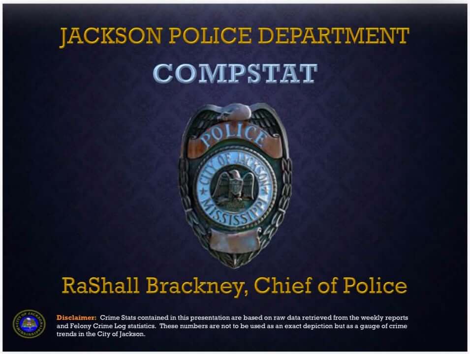 Jackson Police Department posts weekly crime stats