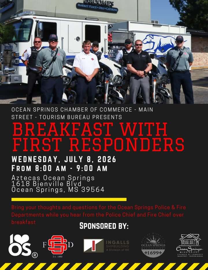 Ocean Springs hosts Breakfast with First Responders July 8