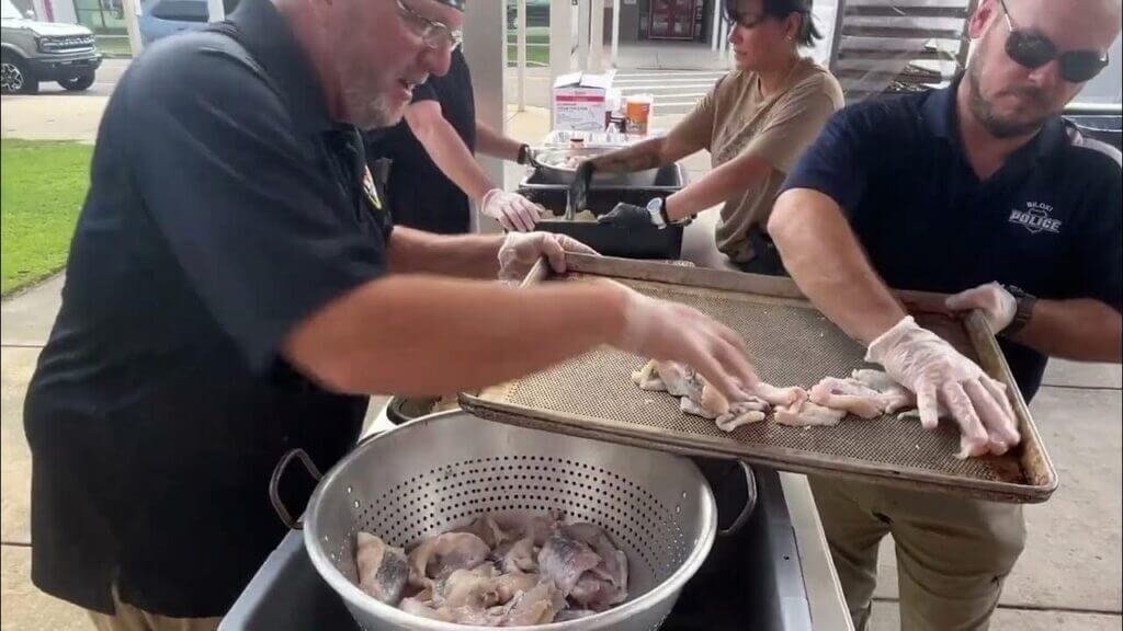 Biloxi Cooks spotlights Biloxi Police Department cooking team