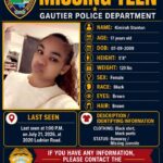 Gautier police seek 17-year-old last seen July 21 Gautier police seek 17-year-old last seen July 21