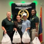 North Pike Lady Jaguars donate grilled chicken plates to Pike County Sheriff's Office North Pike Lady Jaguars donate grilled chicken plates to Pike County Sheriff's Office