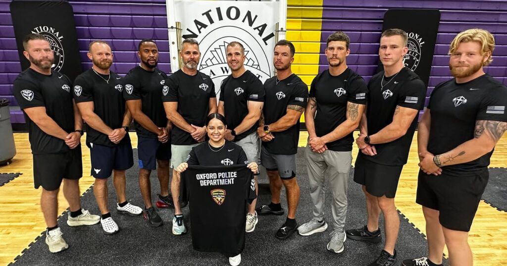 Oxford police honor fallen trooper at national LawFit competition