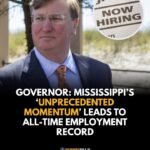 Mississippi hits record nonfarm employment in July, Gov. Reeves says Mississippi hits record nonfarm employment in July, Gov. Reeves says