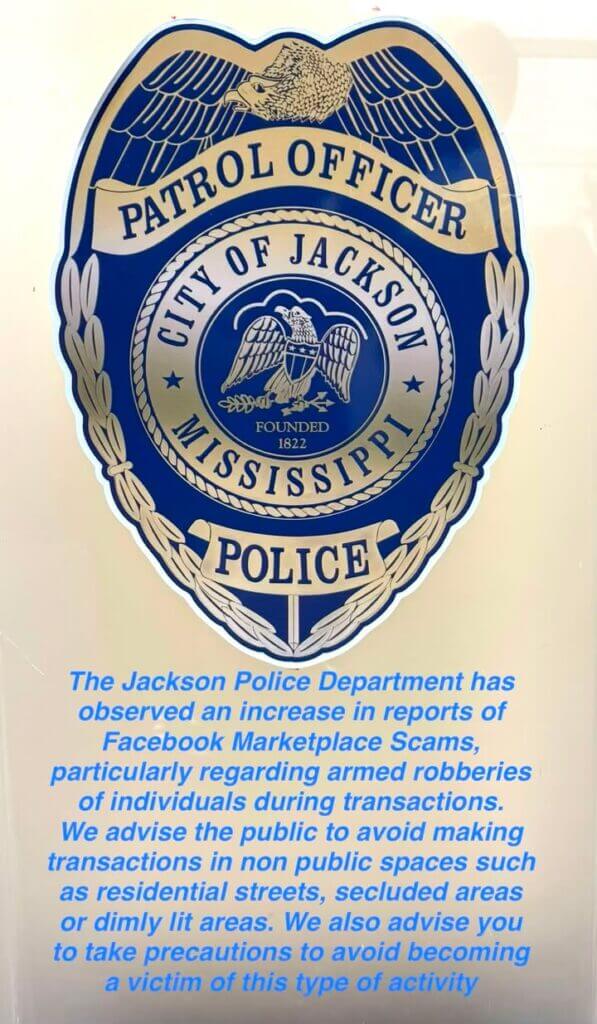 Public service announcement appears on Facebook