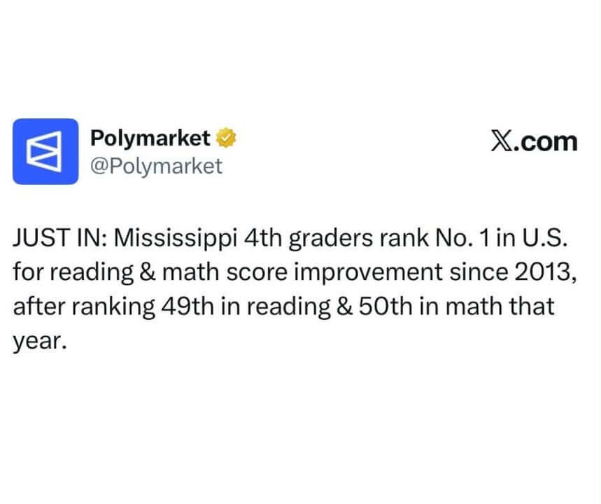 Mississippi touts No. 1 status on social media