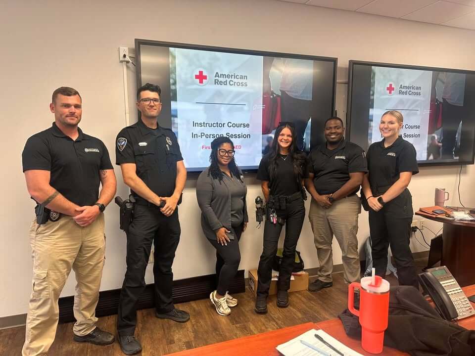Department certifies staff as Red Cross CPR instructors