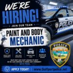 Gulfport Police seeks paint and body technician Gulfport Police seeks paint and body technician