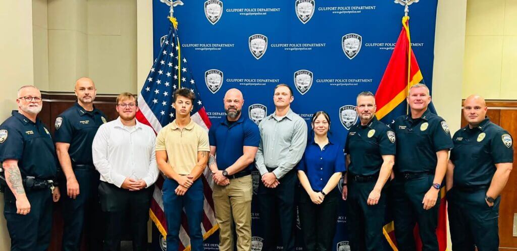 Gulfport Police welcome new officers, mechanic