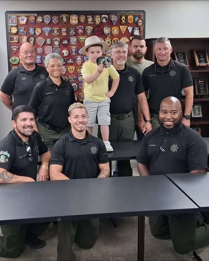 Scott County Sheriff's Office meets Slater and his father