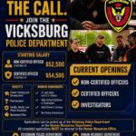 Vicksburg Police seek applicants; deadline Sept. 3 Vicksburg Police seek applicants; deadline Sept. 3
