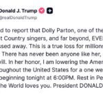 Mississippi orders flags half-staff after Dolly Parton family post Mississippi orders flags half-staff after Dolly Parton family post