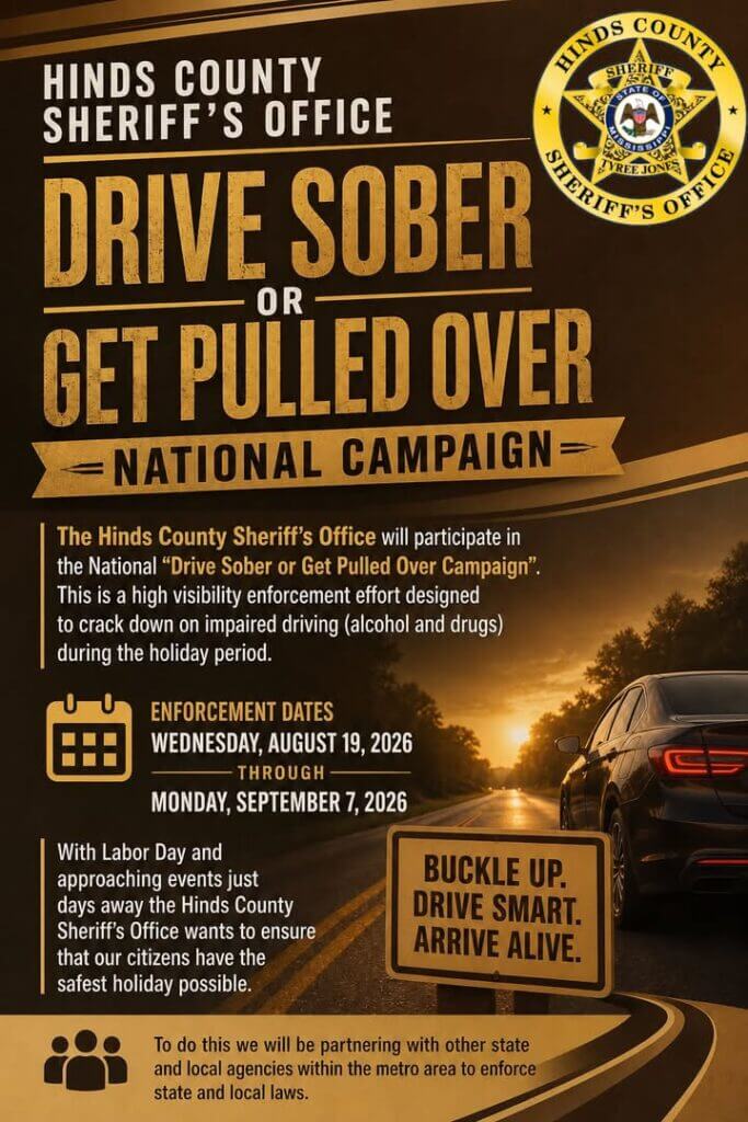 Hinds County Sheriff's Office posts update on Facebook