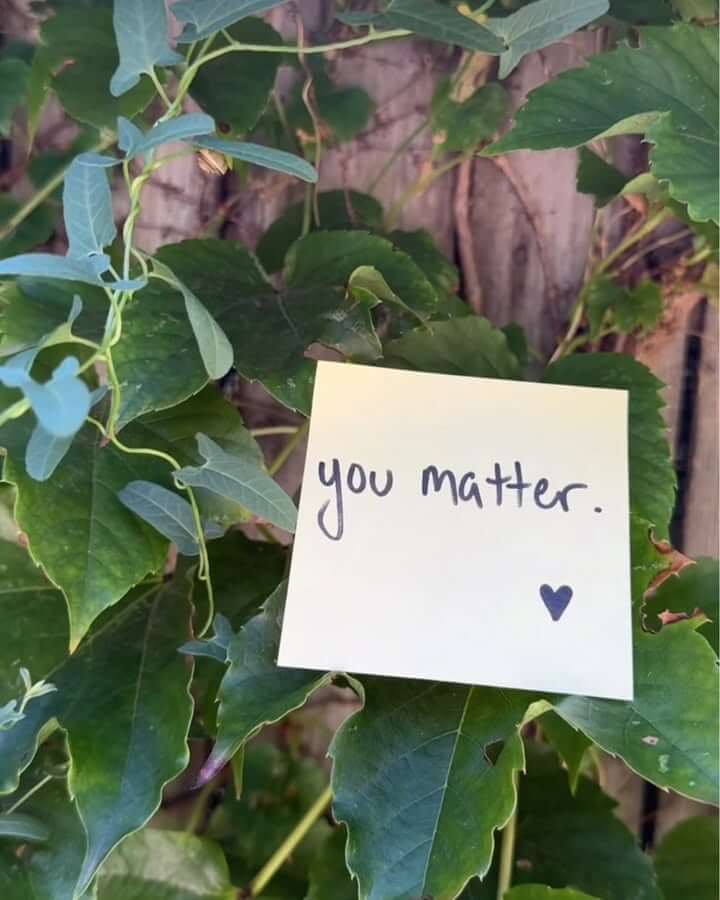 Facebook post urges people they matter