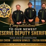 Lowndes County announces three new reserve deputies Lowndes County announces three new reserve deputies