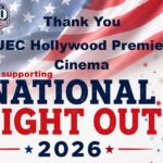 UEC Hollywood Premier Cinema donation helps National Night Out 2026 UEC Hollywood Premier Cinema donation helps National Night Out 2026
