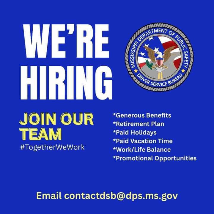 Mississippi Driver Service Bureau seeks applicants