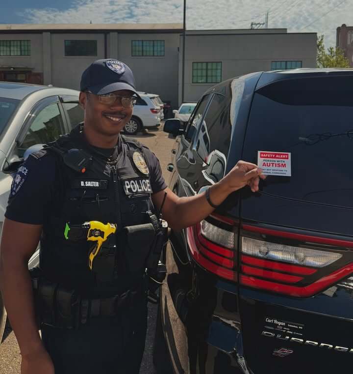 Starkville police offer free autism awareness stickers
