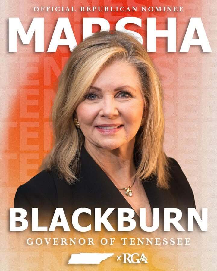 Marsha Blackburn becomes Republican nominee for Tennessee governor