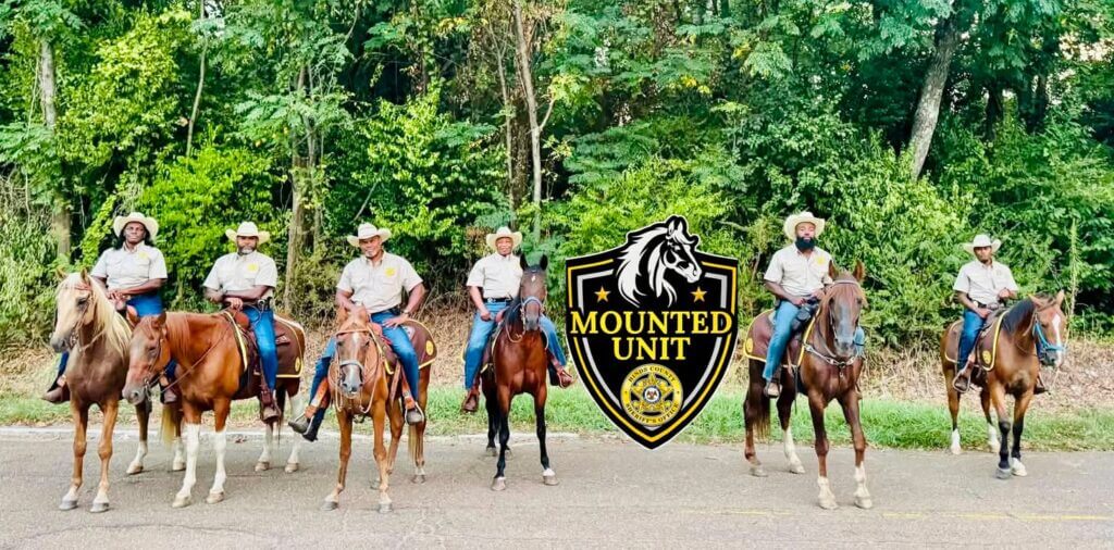 Hinds County mounted unit patrols downtown Jackson, visits JSU concert