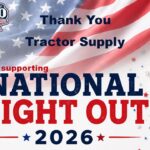 Tractor Supply donates to support National Night Out 2026 Tractor Supply donates to support National Night Out 2026