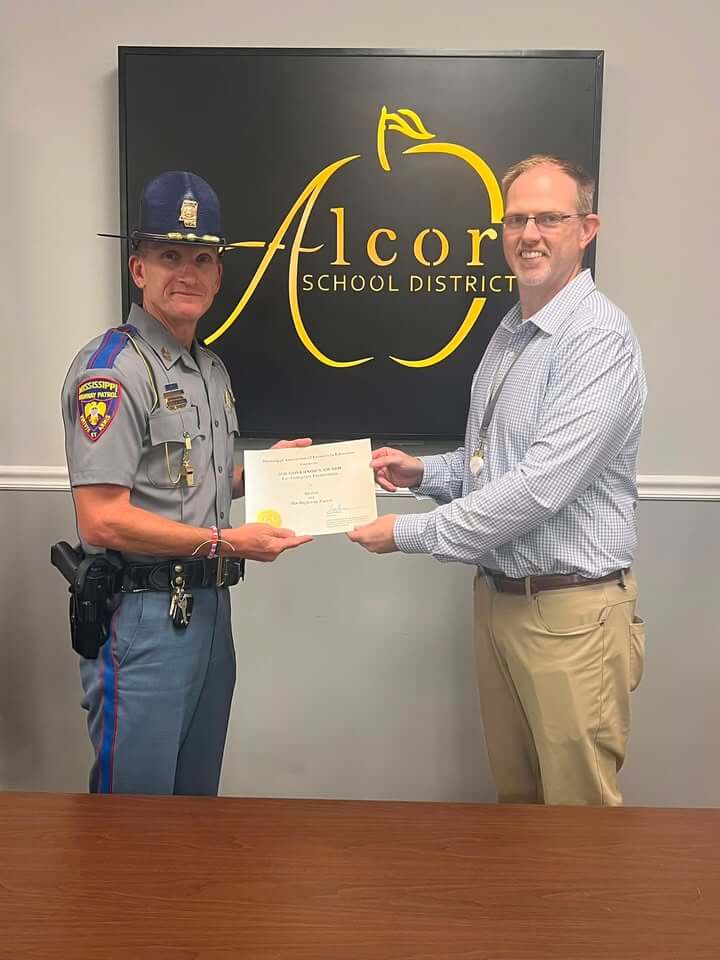 Mississippi Department of Public Safety wins 2026 MAPE Governor's Award with Alcorn School District