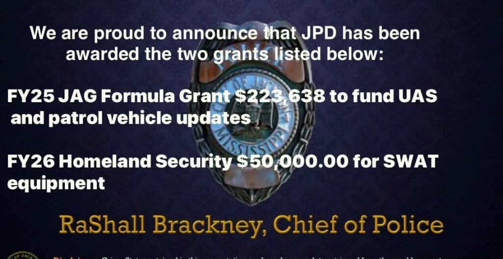 Jackson police chief prioritizes grants, technology