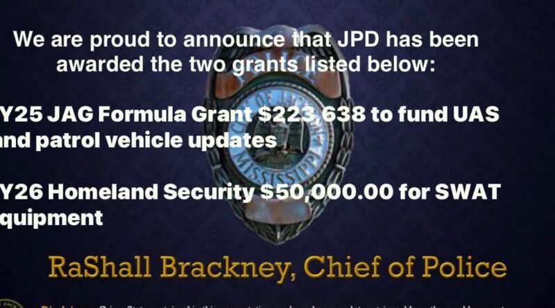 Jackson police chief prioritizes grants, technology